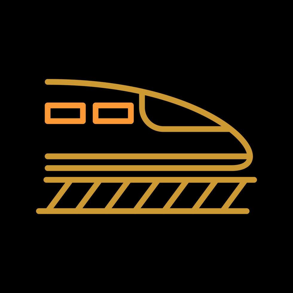 icono de vector de tren