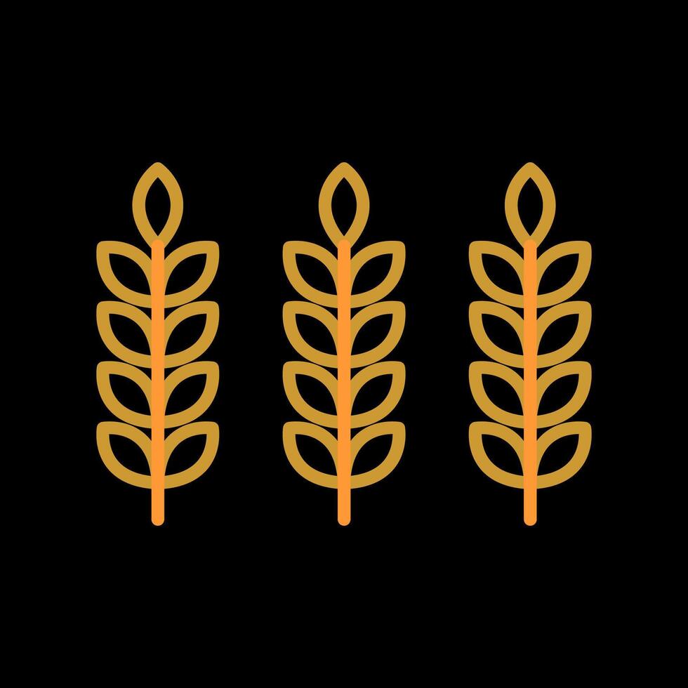 Wheat Vector Icon