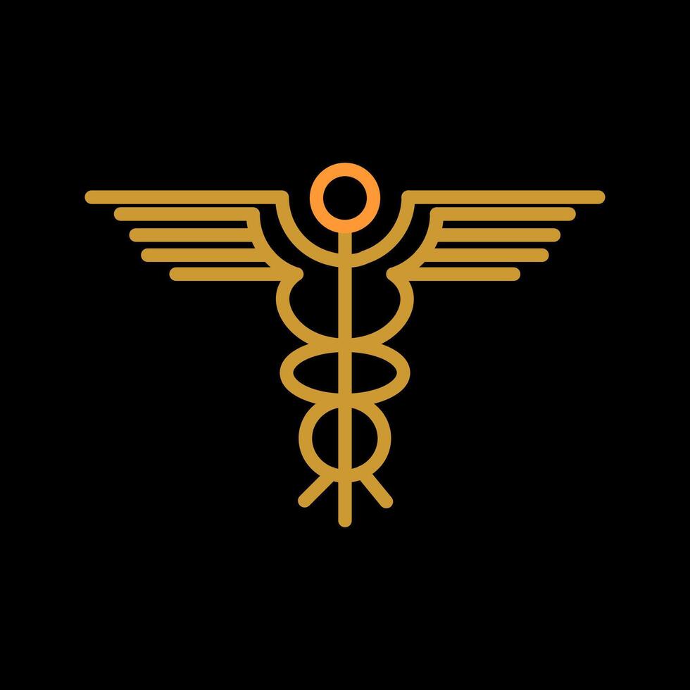 Caduceus Vector Icon