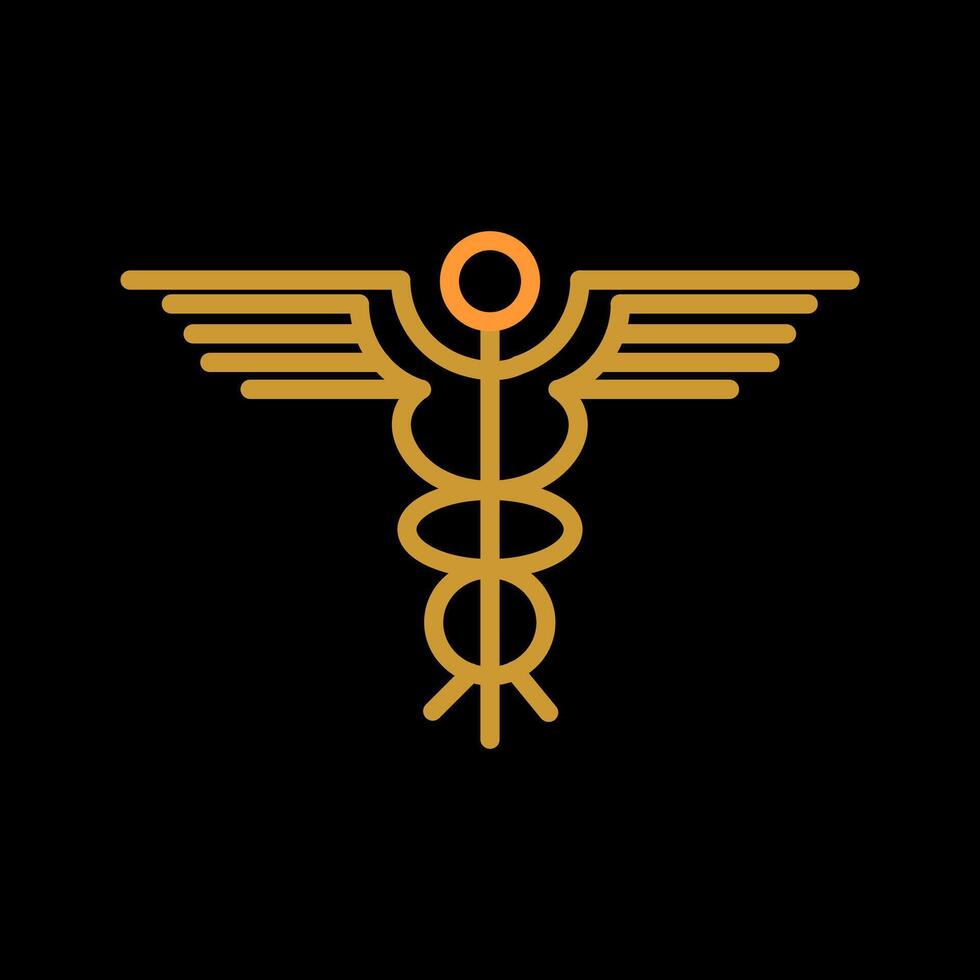 Caduceus Vector Icon