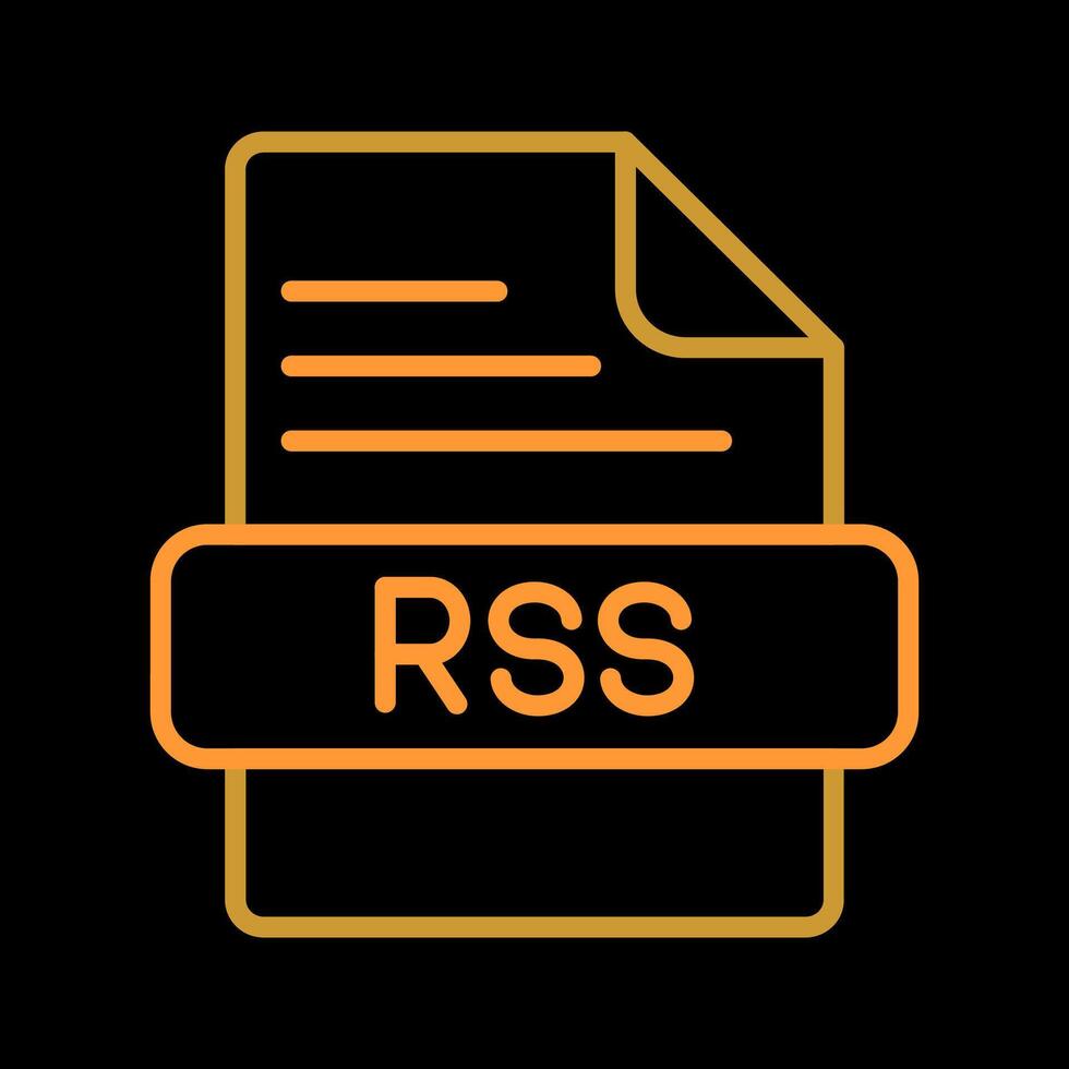 icono de vector de rss