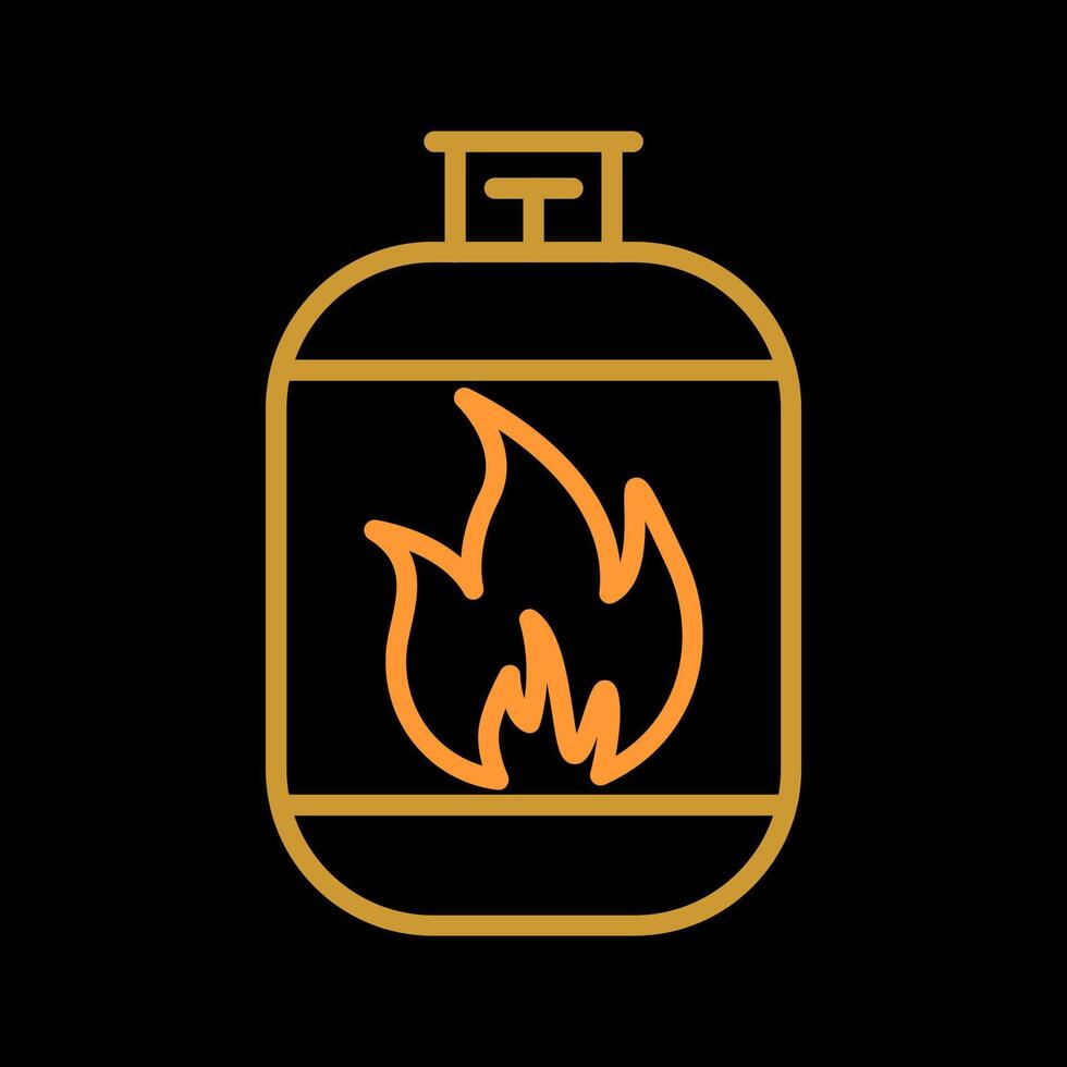 Gas Cylinder Vector Icon