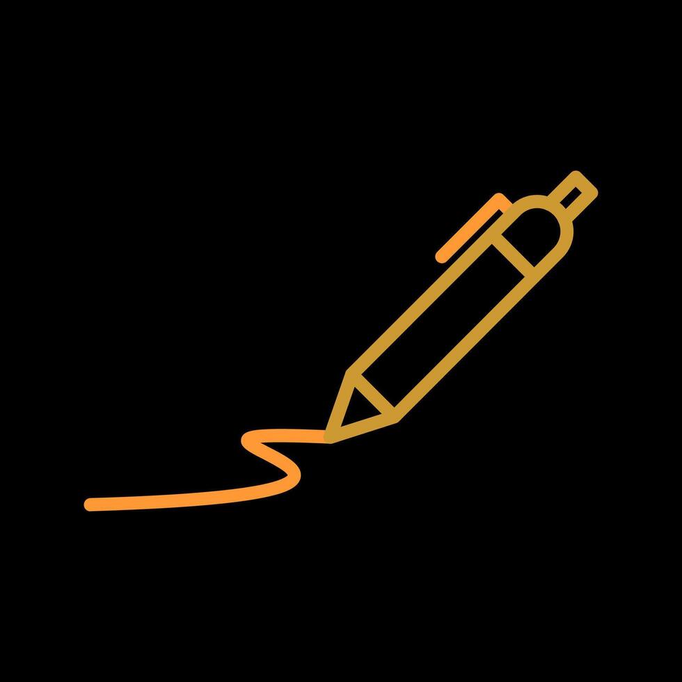 Draw Curve Vector Icon