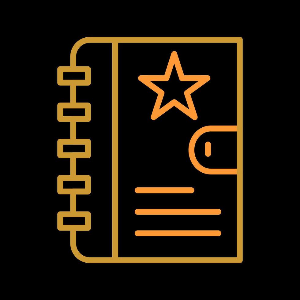 Diary Vector Icon