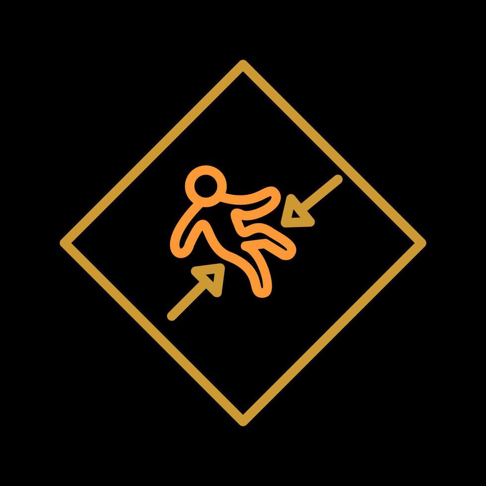 Crush Zone Vector Icon