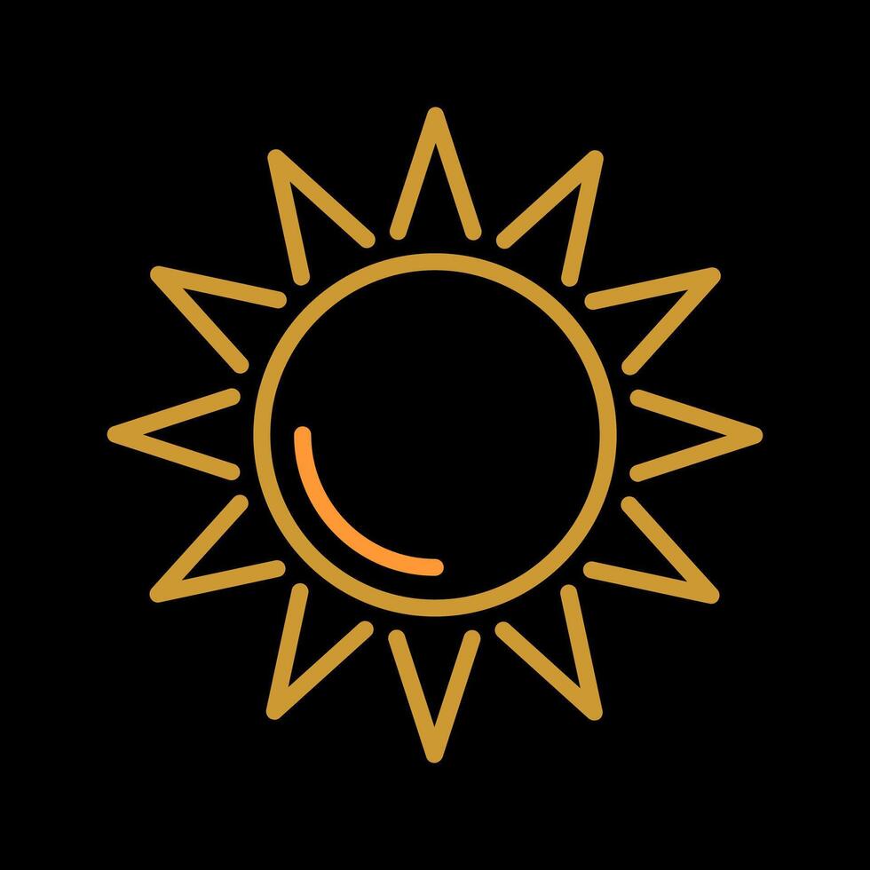 Sun I Vector Icon