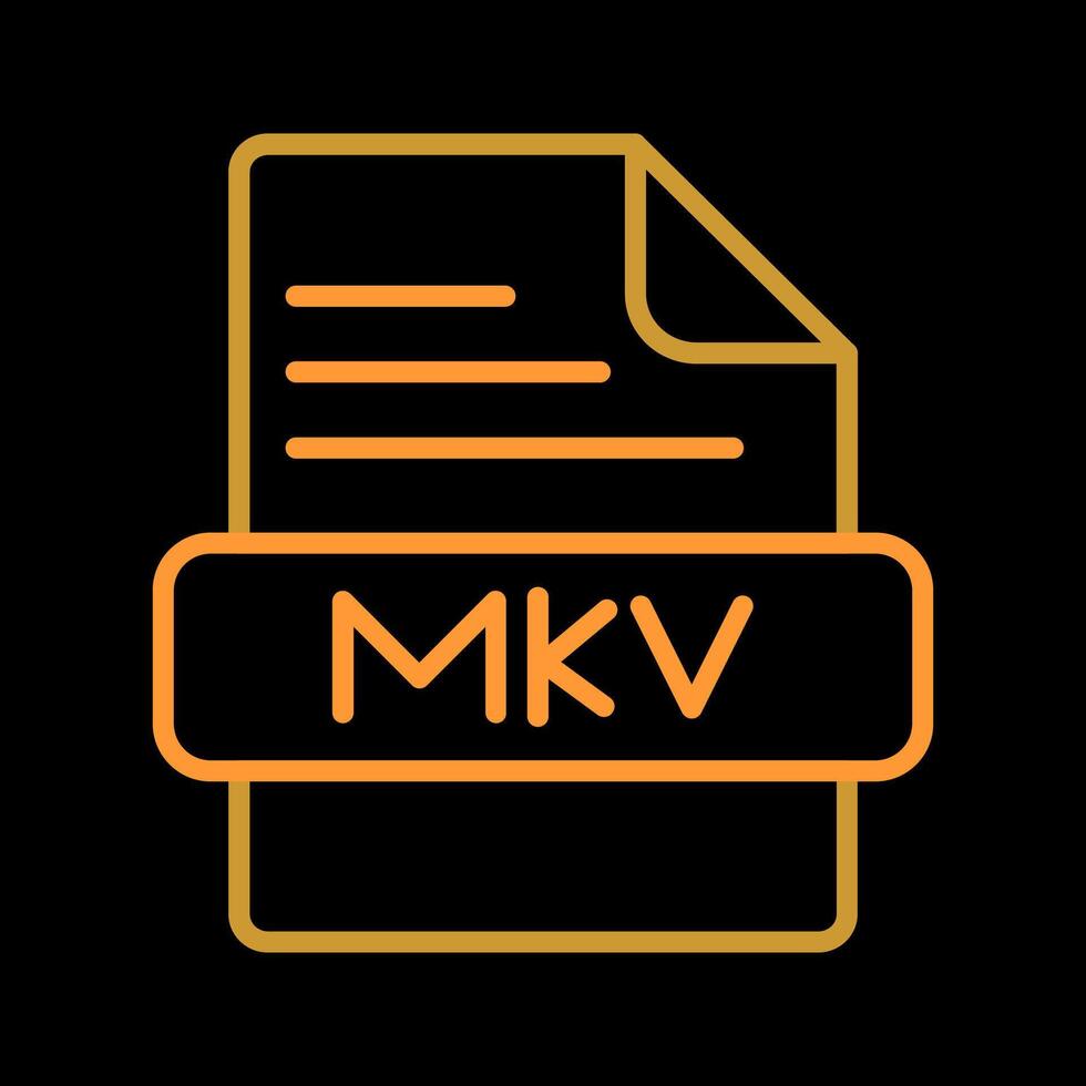MKV Vector Icon