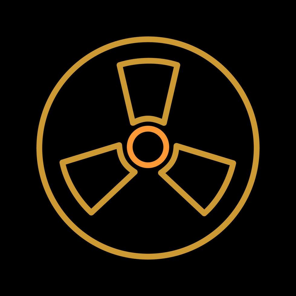 Radiation Vector Icon