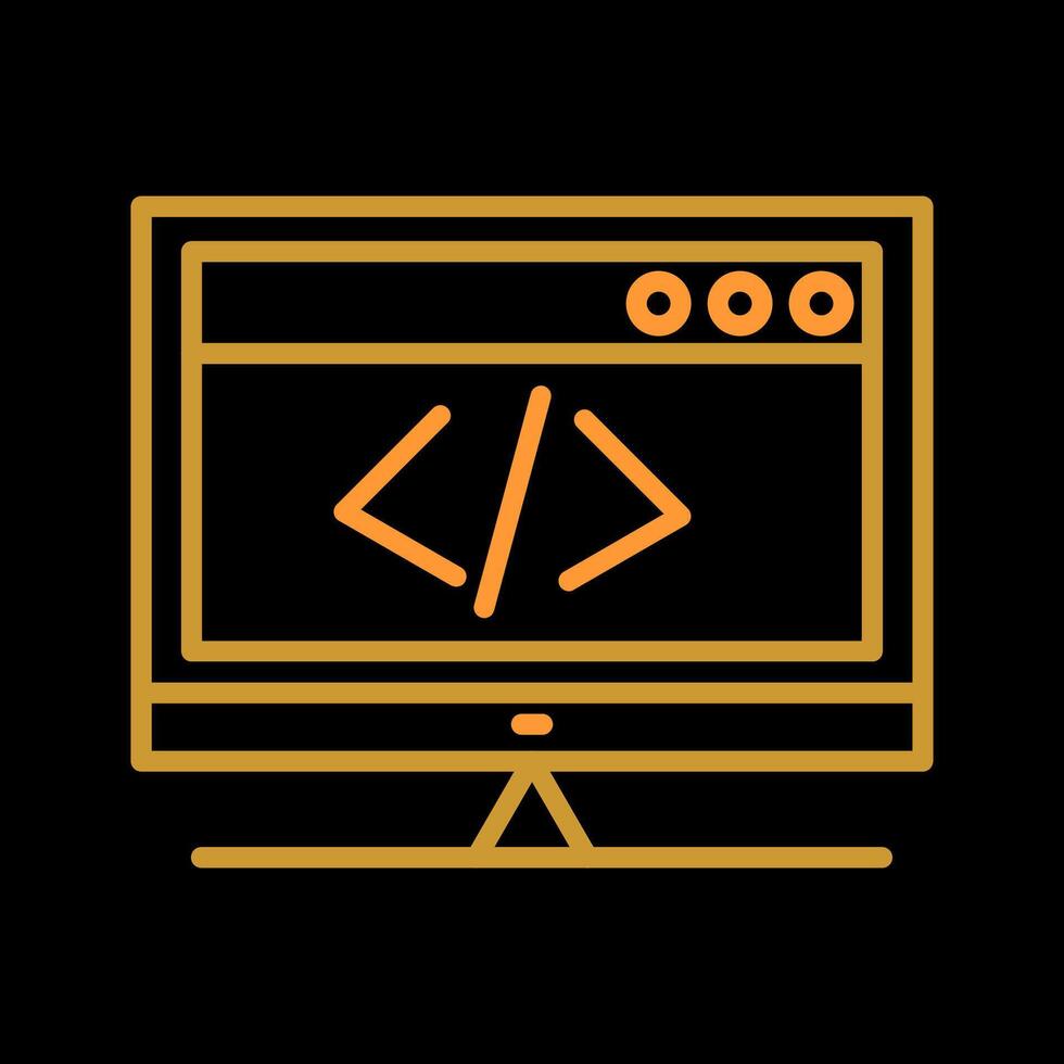 HTML Coding Vector Icon