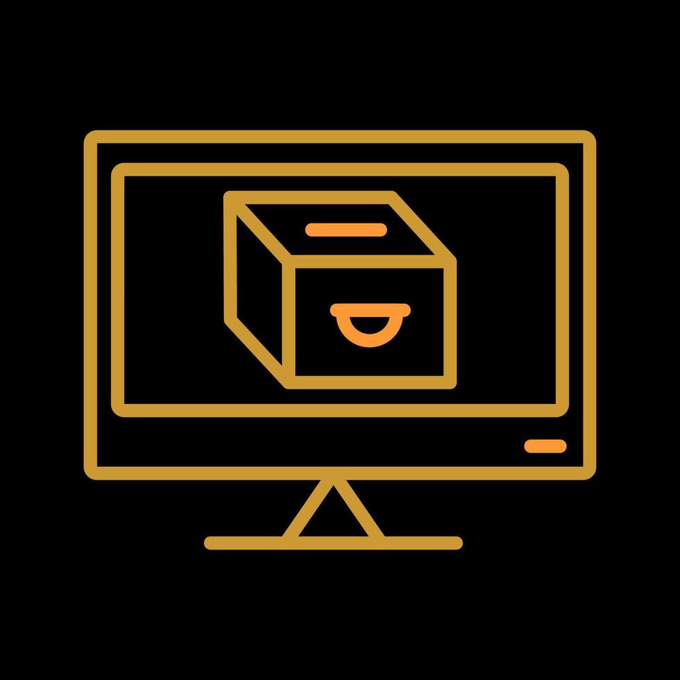 Online Vote Vector Icon