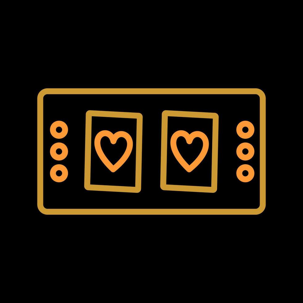 Cards Table Vector Icon
