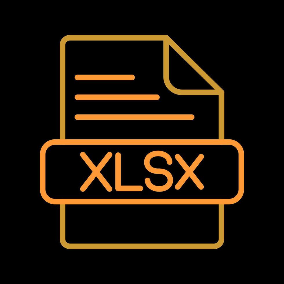 XLSX Vector Icon