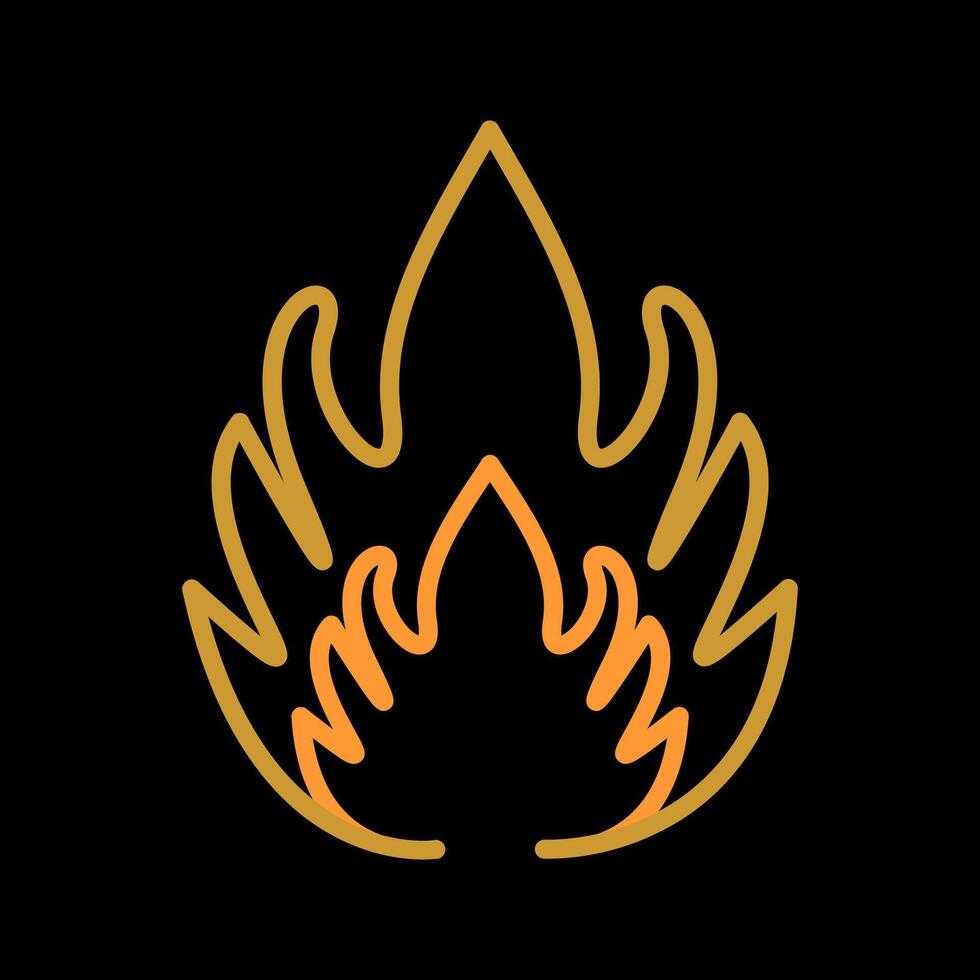 Flammable Material Vector Icon