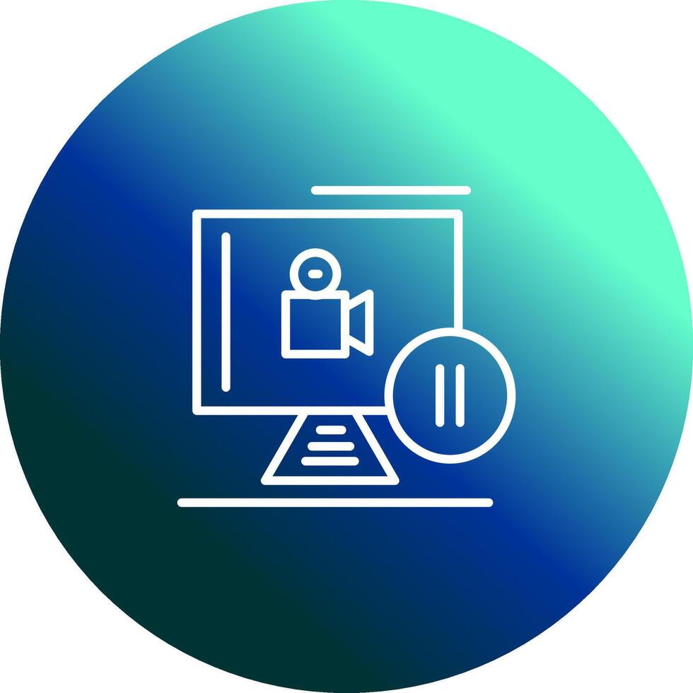 Pause Button Vector Icon
