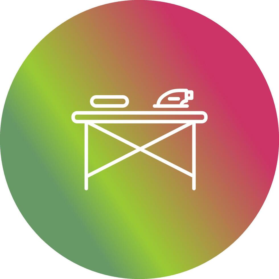 Iron Stand Vector Icon