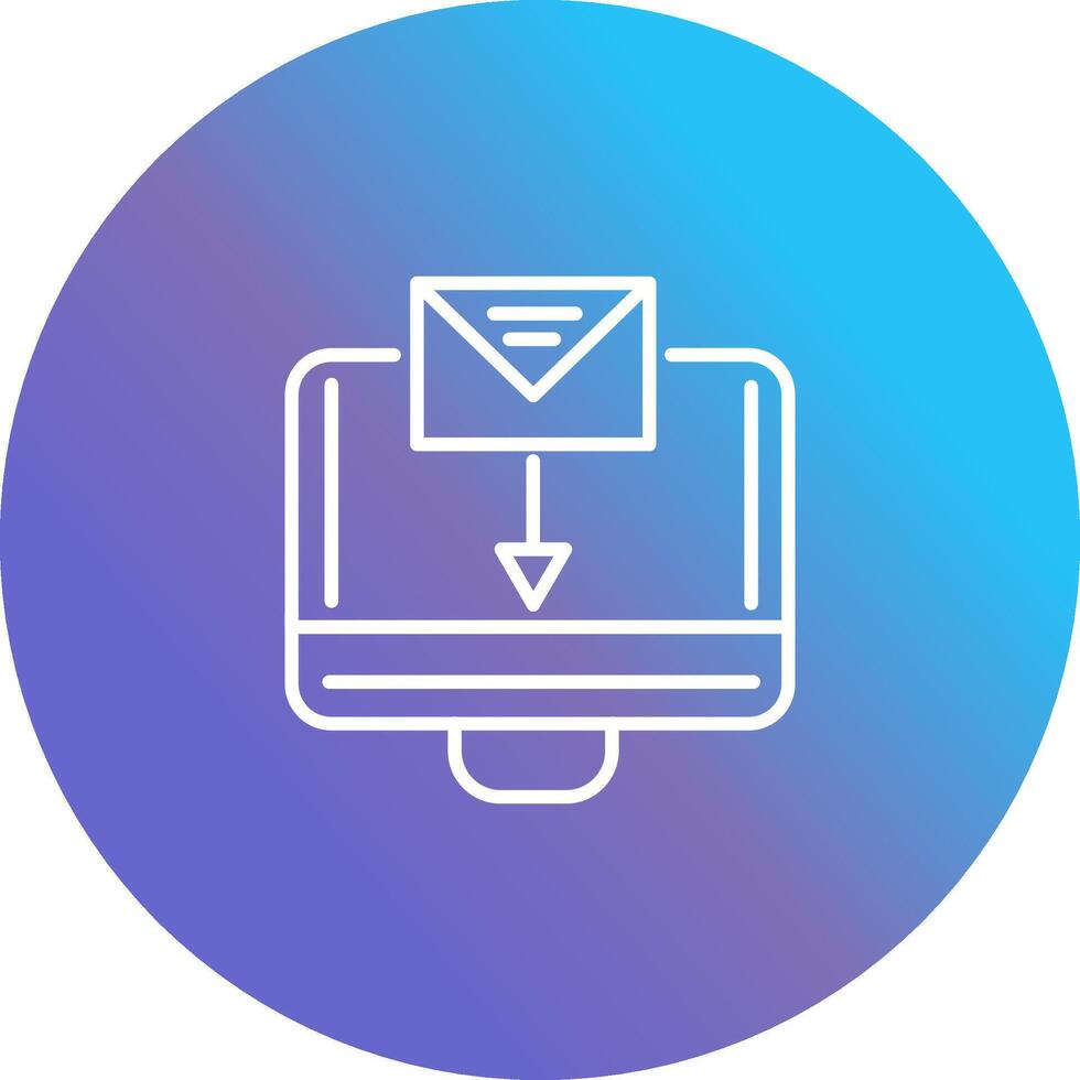 Mail Upload Vector Icon