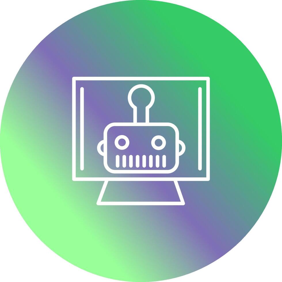 Artificial Bot Vector Icon