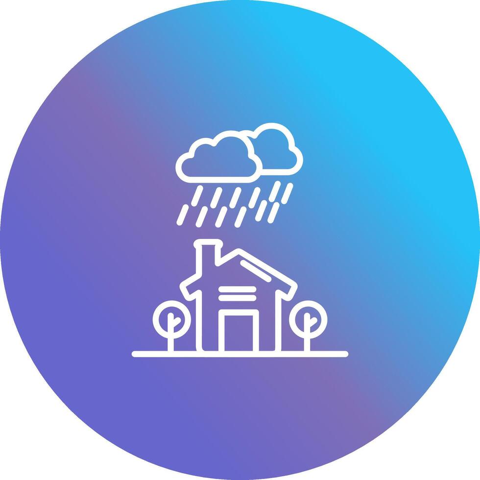 Rain Vector Icon