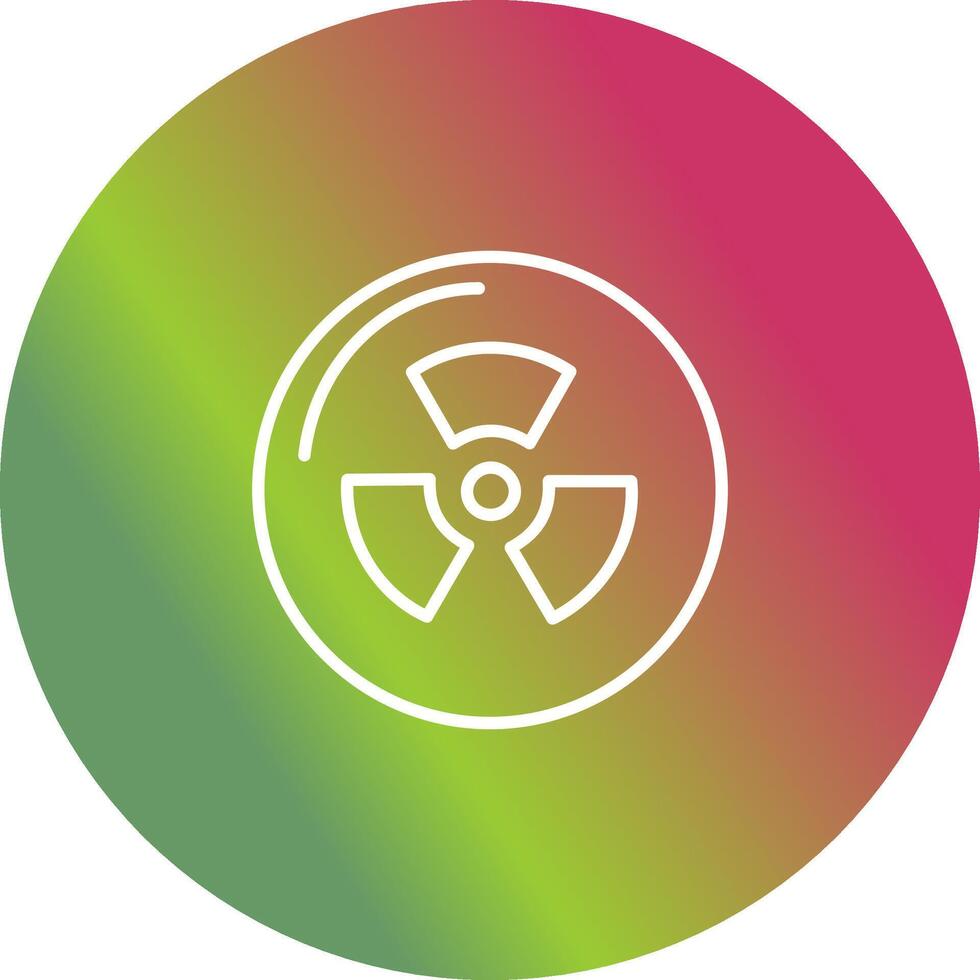 Radiation Vector Icon