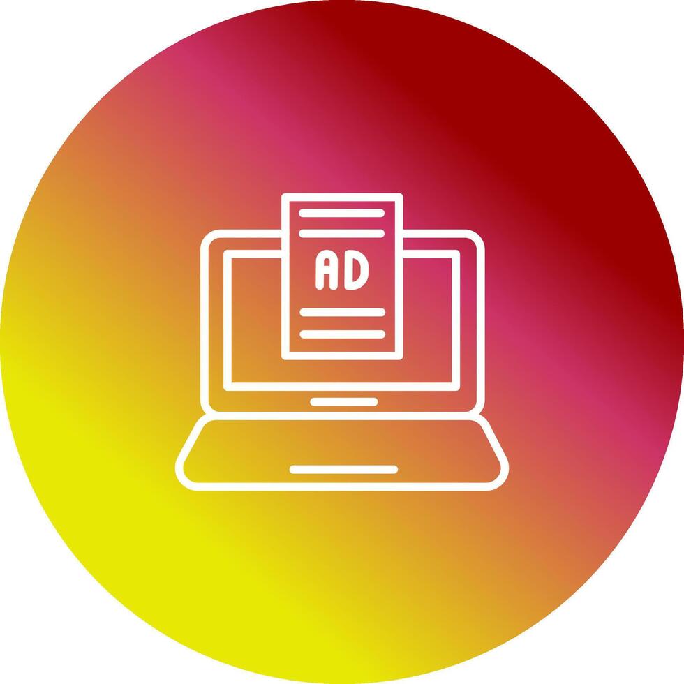 Internet Ads Vector Icon