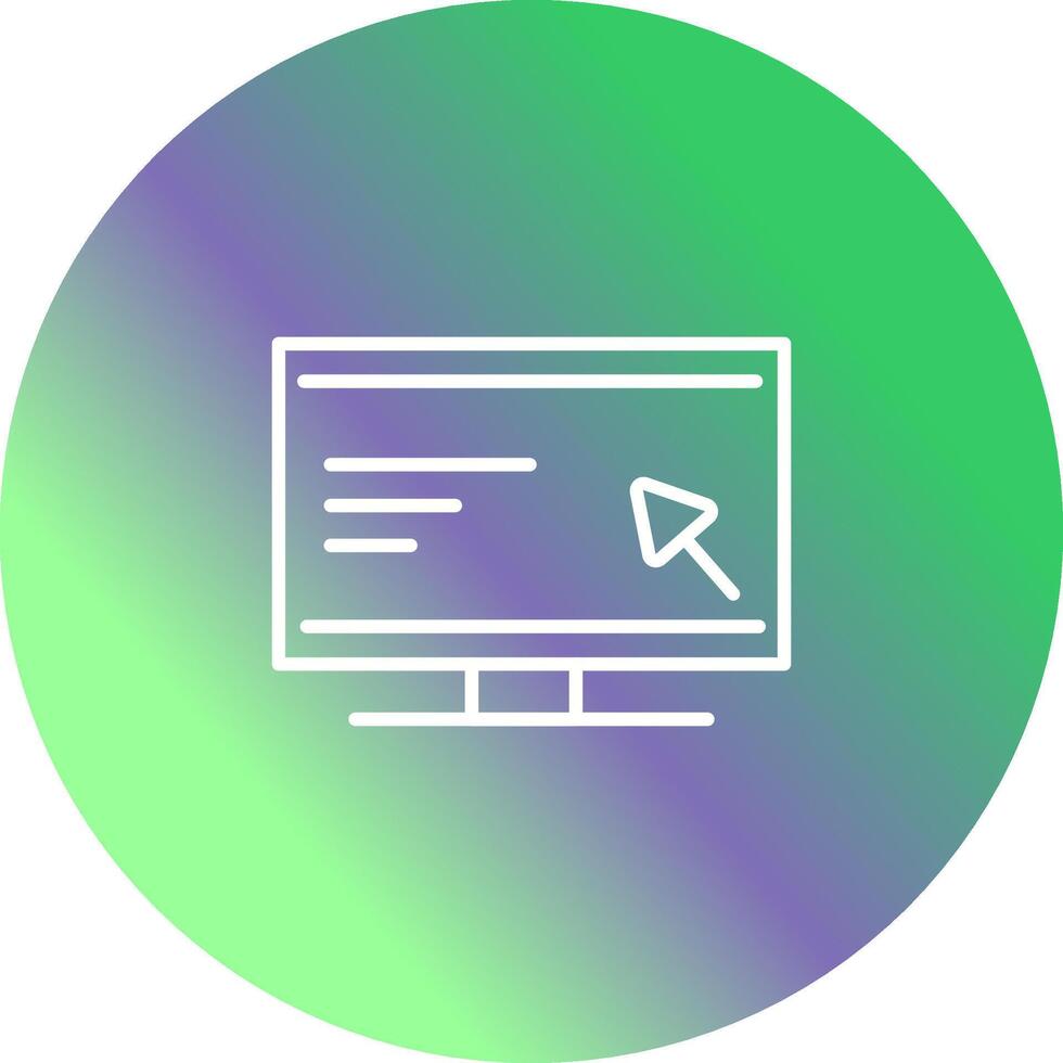 Screen Vector Icon
