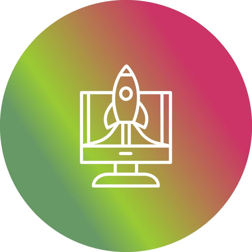 Business Launch Vector Icon
