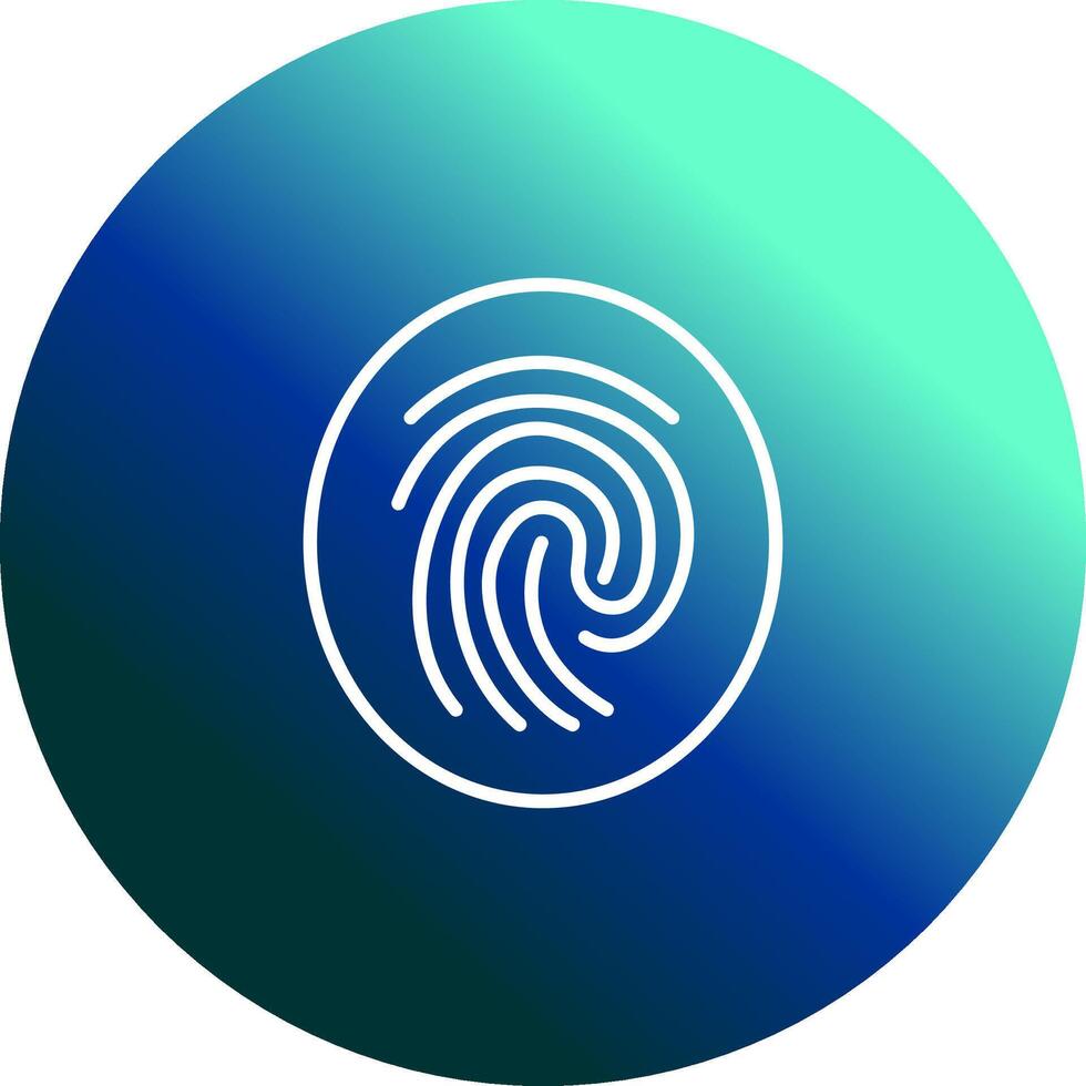 Fingerprint Vector Icon