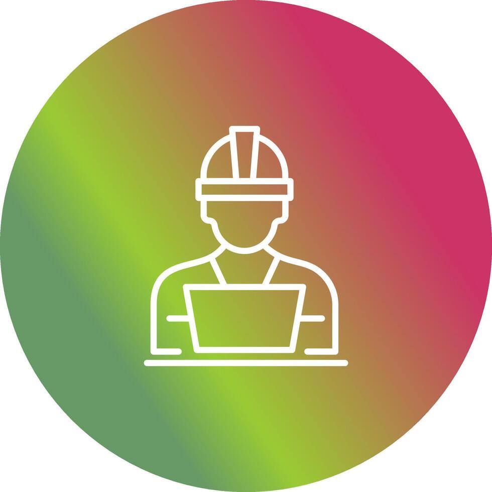 industria trabajador ii vector icono