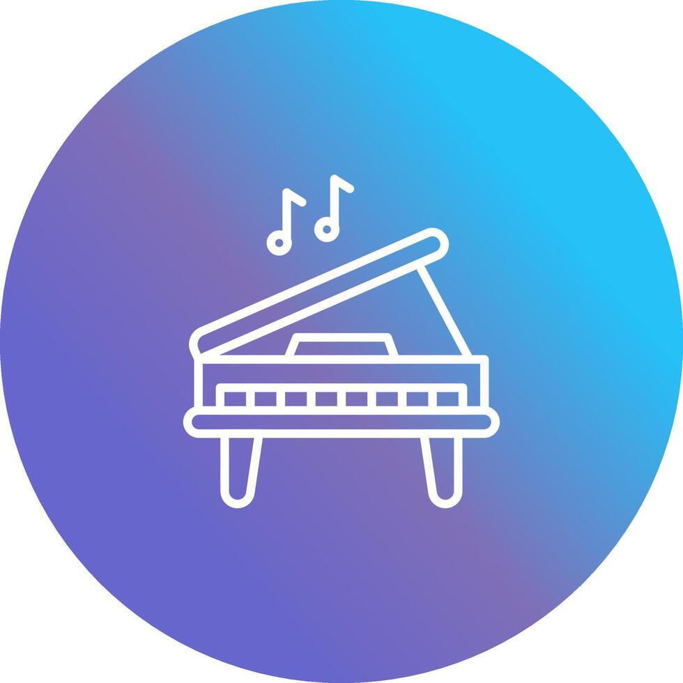 Piano Vector Icon