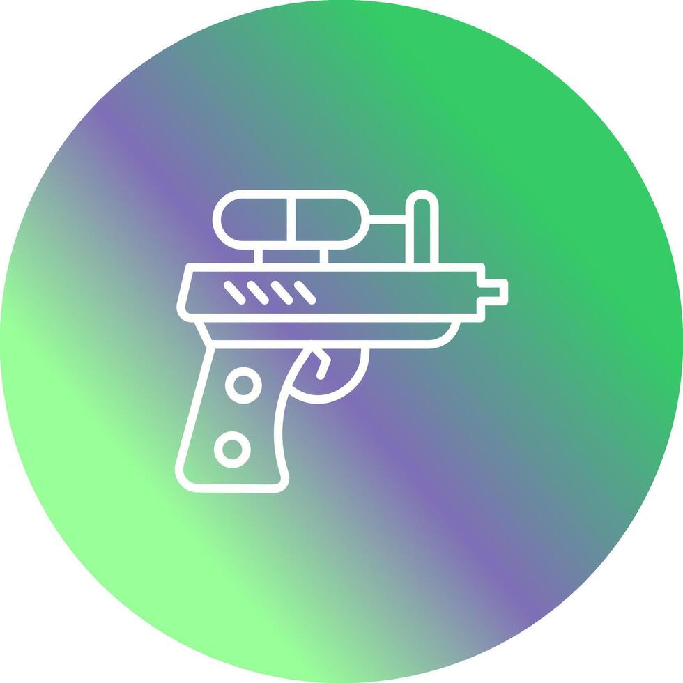 pistola de agua vector icono