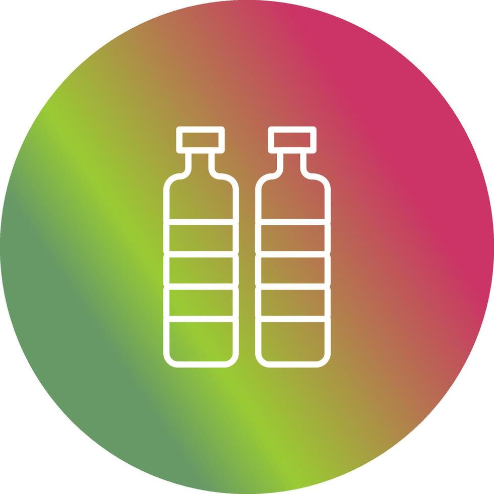 Bottle in Water Vector Icon