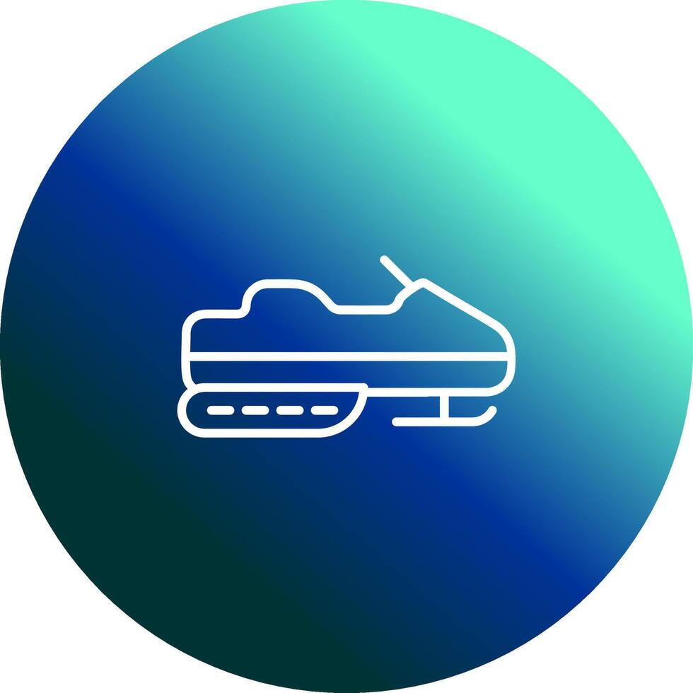 Snowmobile Vector Icon