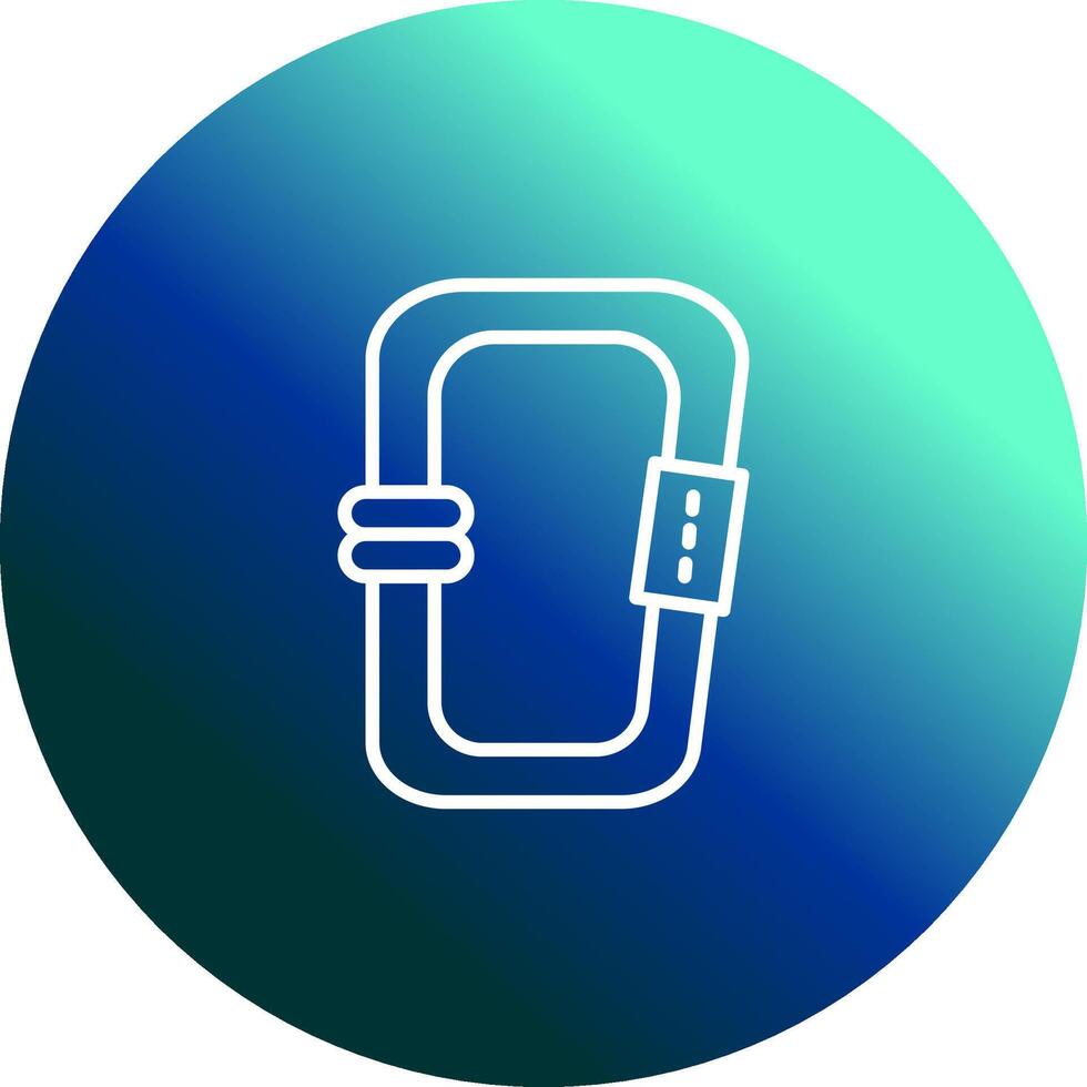 Carabiner Vector Icon