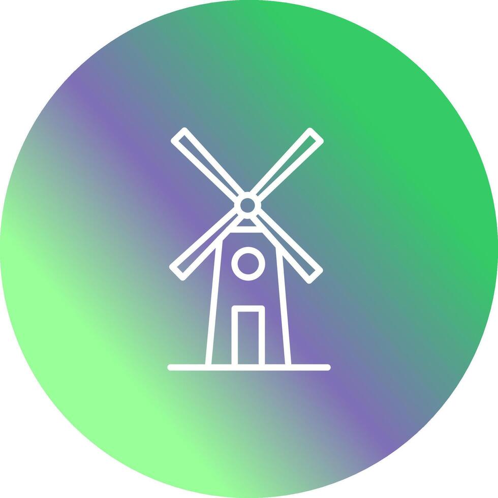 Windmill Vector Icon