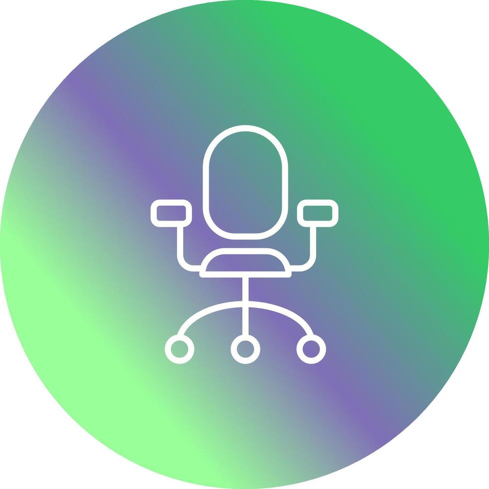 giratorio silla vector icono