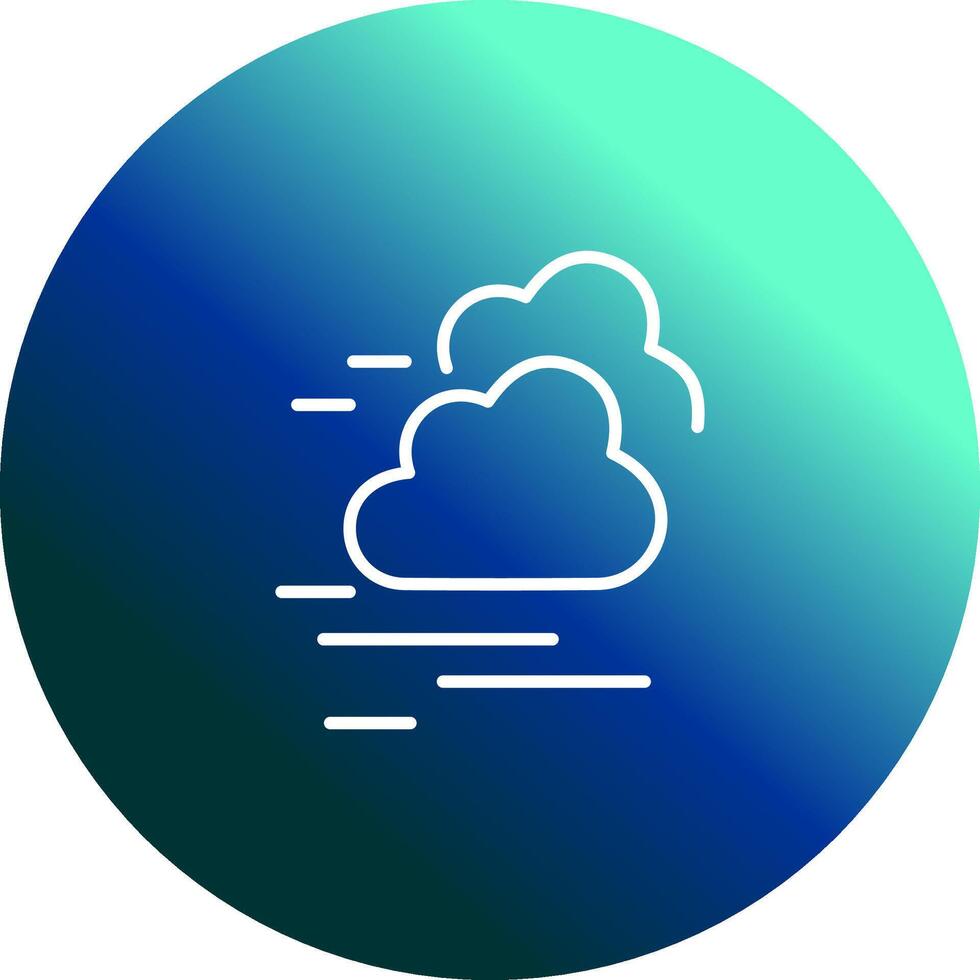 icono de vector de nube