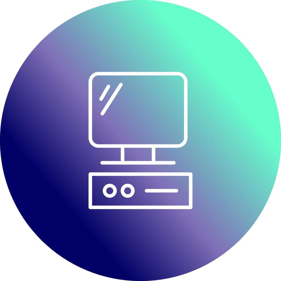 Computer Vector Icon