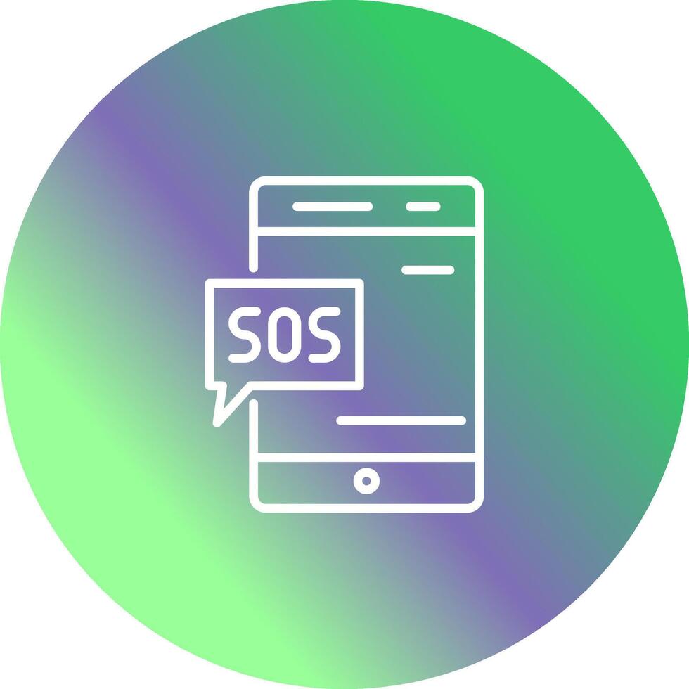 SOS Vector Icon