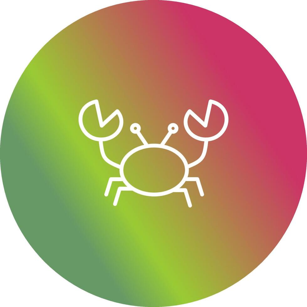 Crab Vector Icon