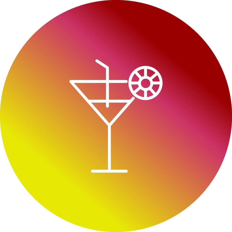 Cocktail Drink Vector Icon