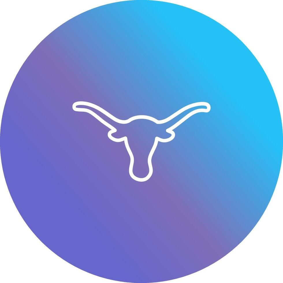 Bull Horns Vector Icon