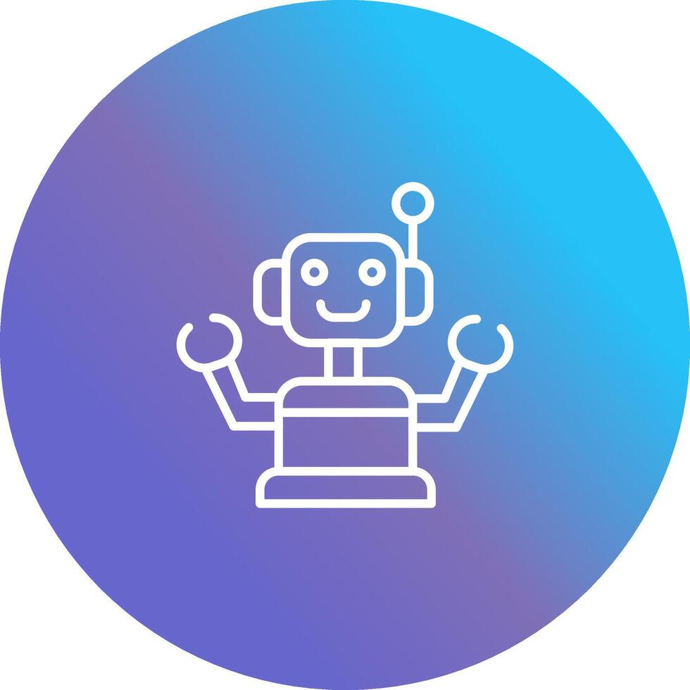 Industrial Robot III Vector Icon