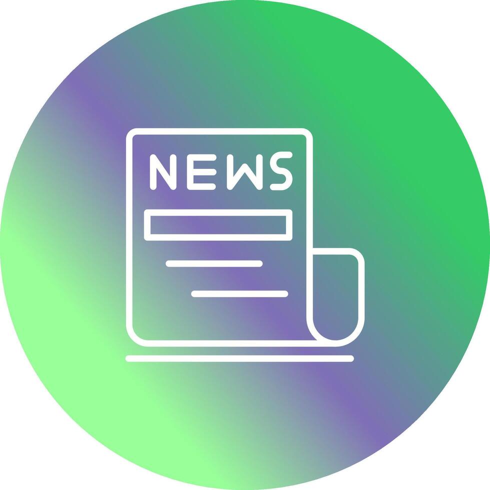 Newspaper Vector Icon