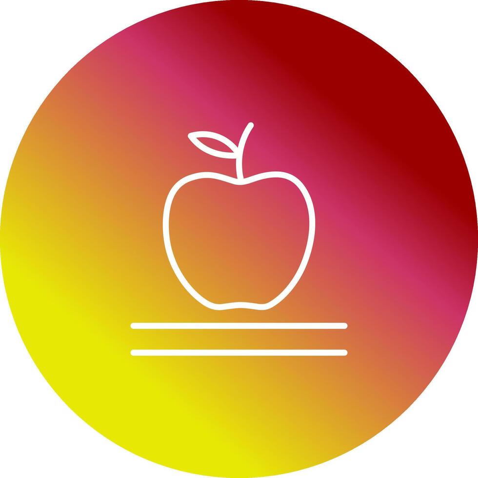 icono de vector de manzana