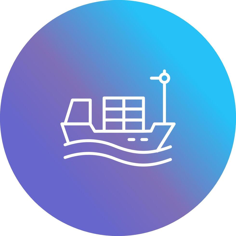 Cargo Ship I Vector Icon
