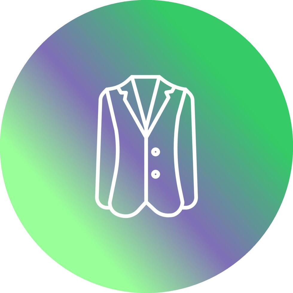 icono de vector de traje