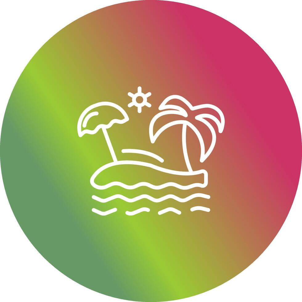 Beach Vector Icon