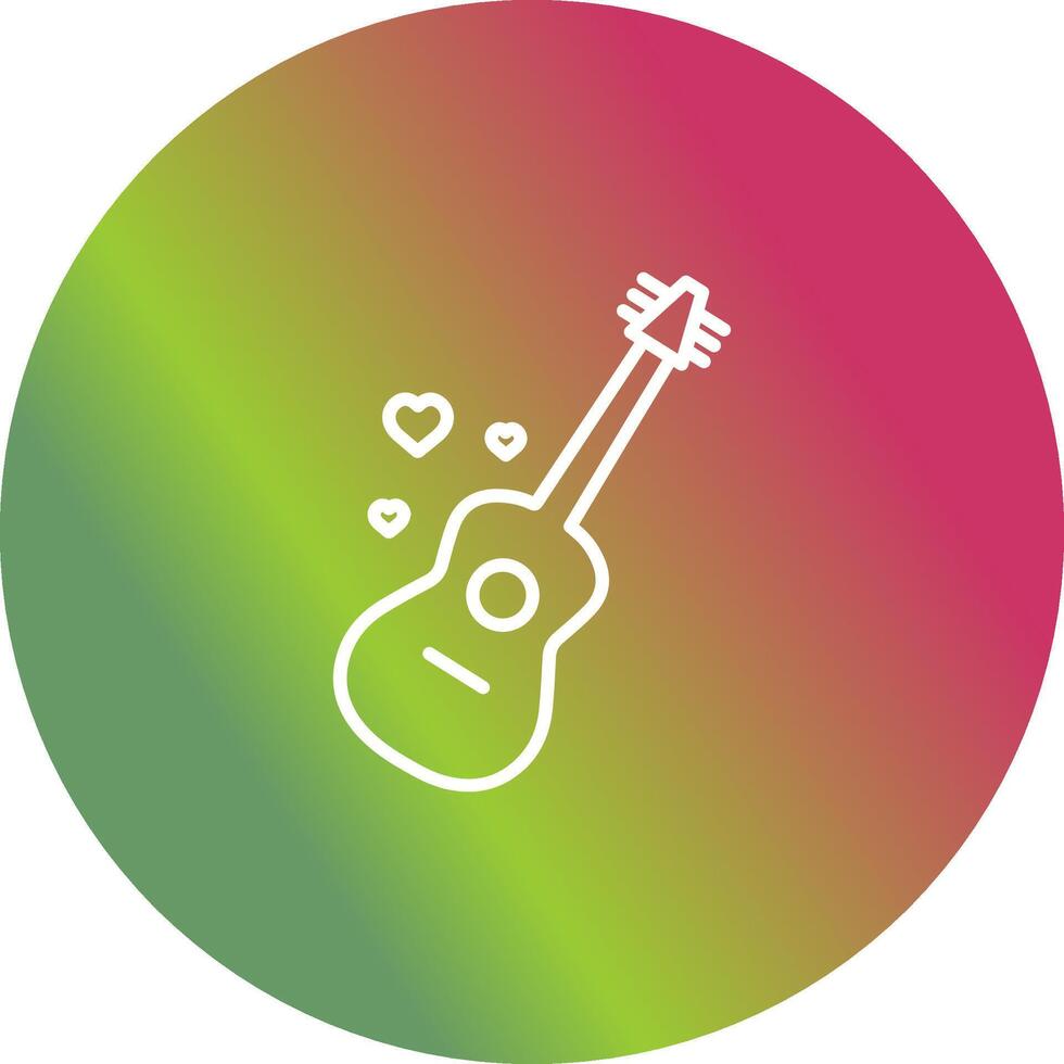 icono de vector de guitarra