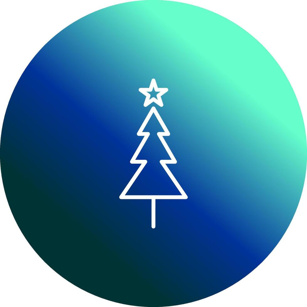 icono de vector de árbol de navidad