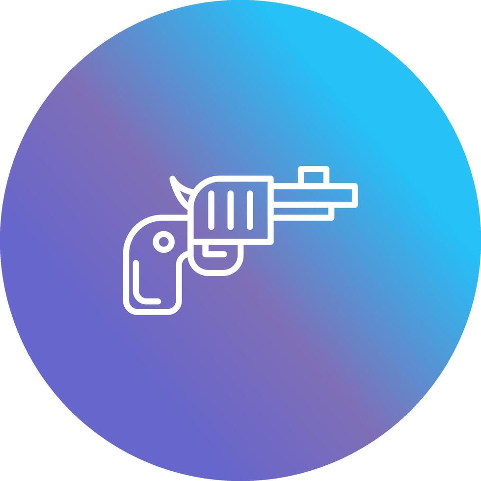 Revolver Vector Icon